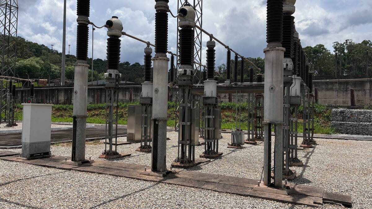 Modernização de disjuntores na Usina de Ibirité - Antes
